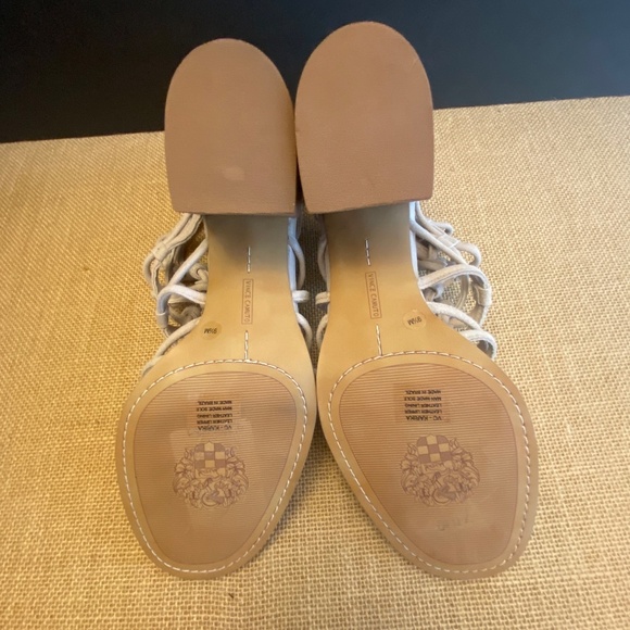 Vince Camuto Karika block heel strappy sandals booties. Size 9 ½. Leathe… - Picture 9 of 11
